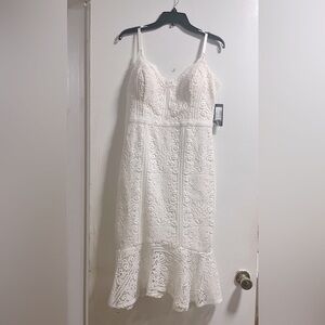 Guess textured knit midi dress